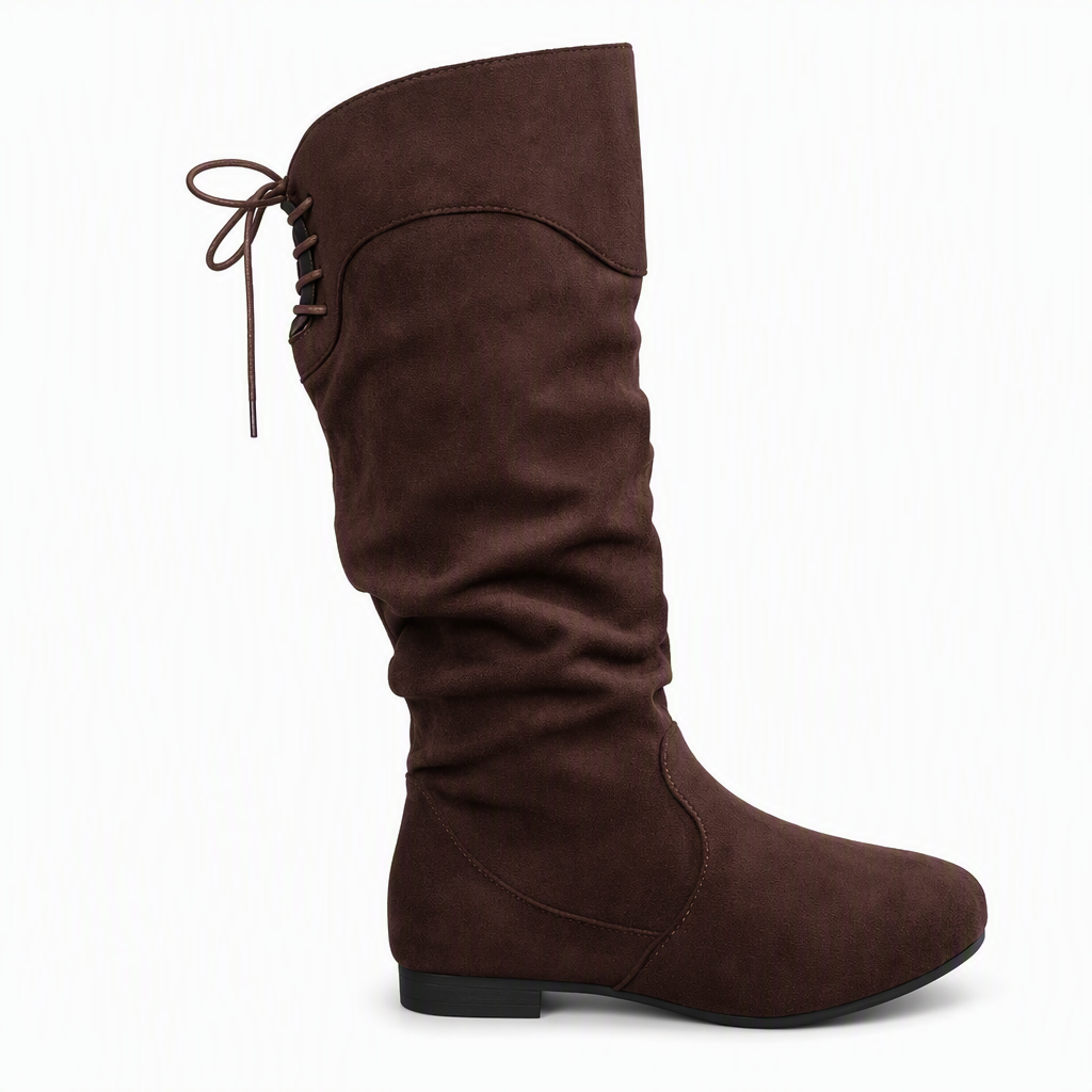 ❄️👢 Women's Lace Up Slouchy Mid-Calf Boots | No Stiff Boots, No Boring Basic Style – Lace Up Design, Slouchy Fit & Versatile Mid-Calf Length ✨