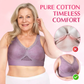 ✨ 1+1 gratis – 2 bucăți – Sutien confortabil, fără nasturi, cu efect de ridicare, din bumbac pur – În stoc & cu plata la livrare 💖👙