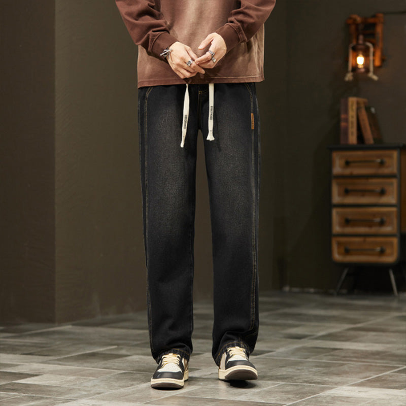 👖 Men's Loose Straight Jeans | Classic Fit, Easy to Style – Perfect for Commute, Casual & Weekend Wear ✨