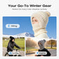 Women's Winter Knitted Beanie Scarf Mask — One-Piece 🧣