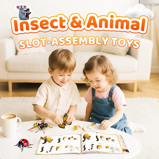🐞🧩 Jucărie de asamblat cu insecte și animale pentru copii – Dezvoltă abilitățile cognitive și motorii, nu te plictisești niciodată de ea – Plată la livrare ✅