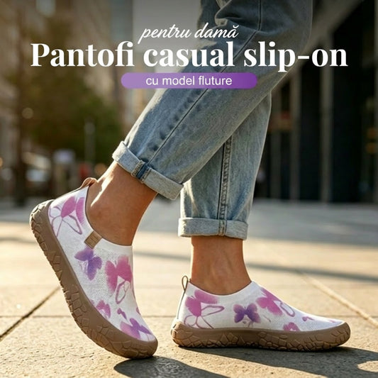 ⏰👞 Mocasini confortabili și antiderapanti pentru femei – talpă moale și antiderapantă, nu obosesc picioarele nici după o plimbare lungă –  Plată la livrare ✅