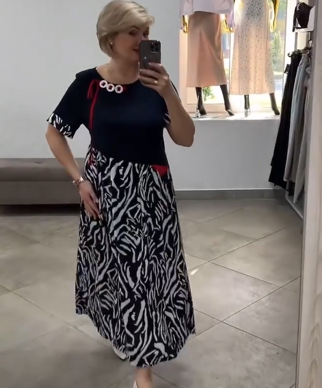 Rochie casual patchwork pentru femei