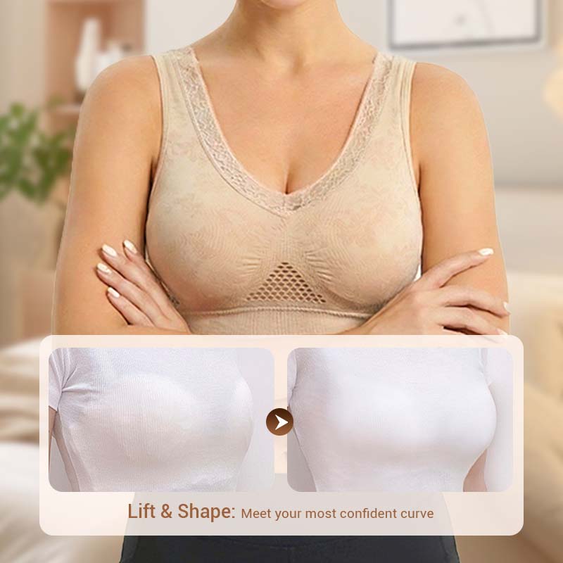 👙 Pure Cotton Buttonless Lifting Bra | Soft Lift & No-Hassle Wear – Breathable All-Day Comfort ✨