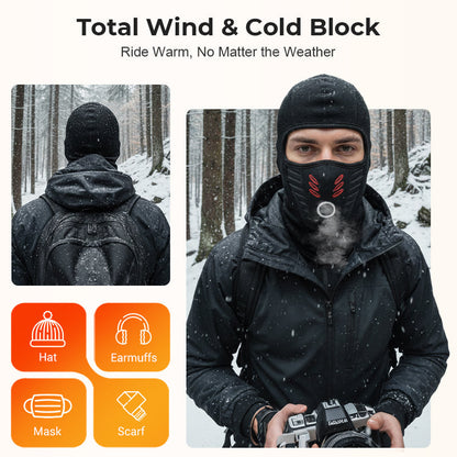 ❄️😷 Unisex Full Face Mask | Full Coverage, Windproof & Warm ✨