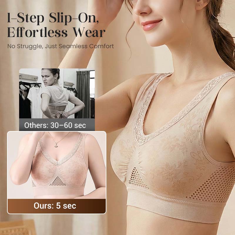 👙 Pure Cotton Buttonless Lifting Bra | Soft Lift & No-Hassle Wear – Breathable All-Day Comfort ✨