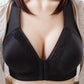 🌬️👙 Breathable Front-Closure Plus-Size Bra | Wire-Free Support & Easy On/Off – Cool, Comfy, Full-Coverage Fit ✨