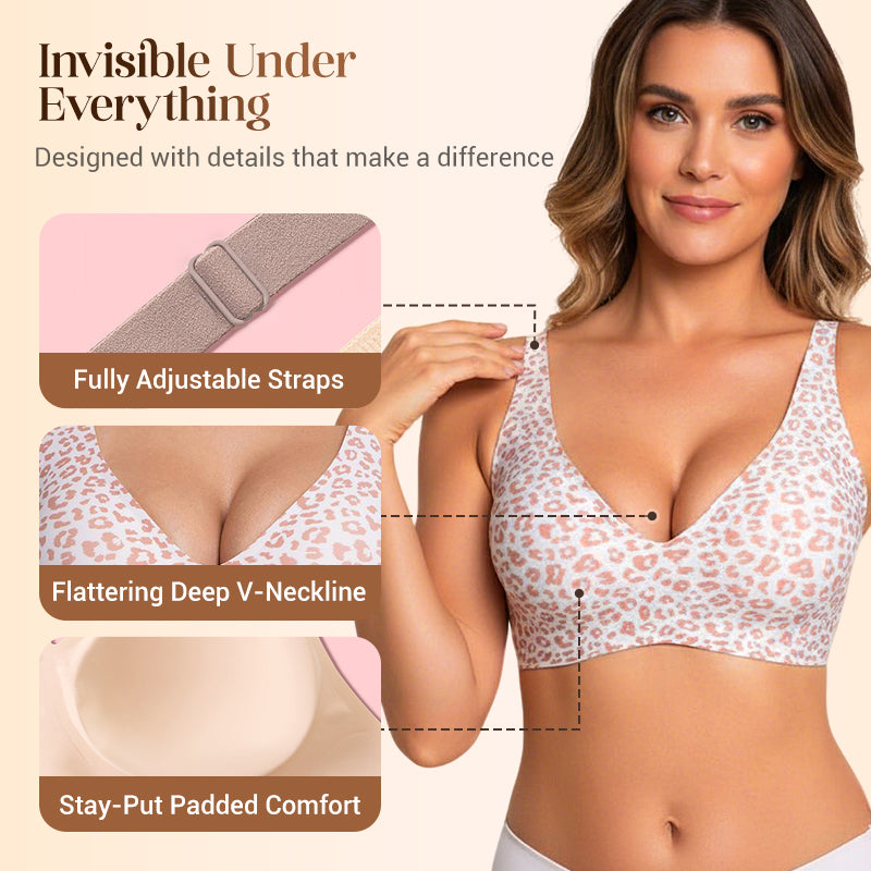 👙 Women's Comfortable Wireless Bras | Push-Up Bralettes, Seamless T-Shirt Bras & Deep V Everyday Bras ✨