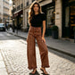👖 Women's Ruffle-Hem Relaxed-Fit Jeans | Flattering Shape & Easy Everyday Style ✨