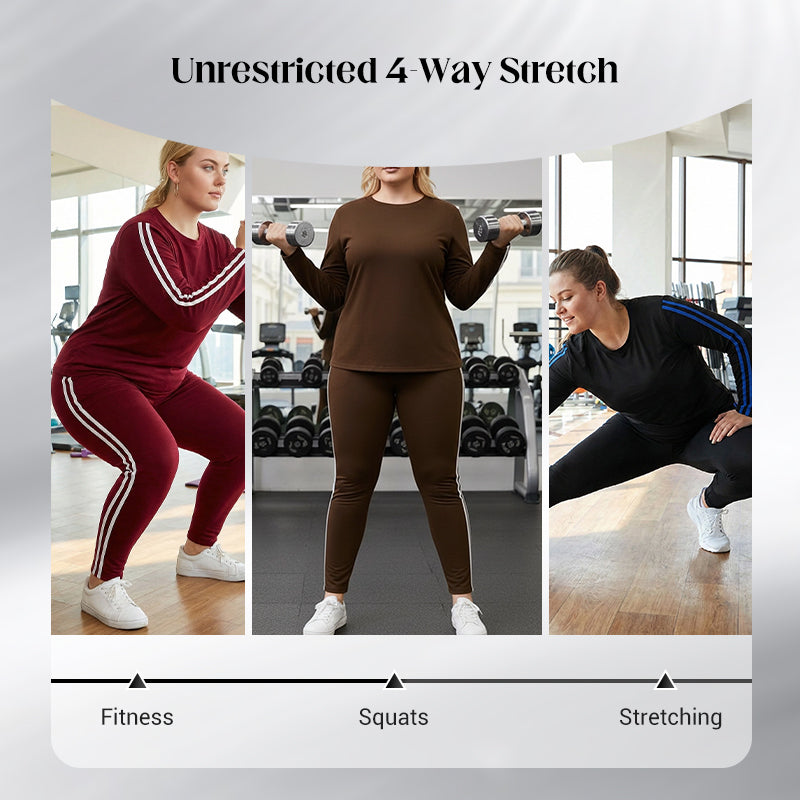 Women's 2-Piece Long Sleeve Tracksuit Set 👚
