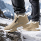 🥾 Men's Fleece-Lined Leather High-Tops | Warm Side-Zip Winter Boots – Non-Slip Grip for Cold Weather ✨