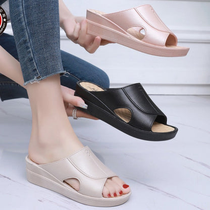 ✨2025 Sandale din piele moale (călcâi 3-5cm)