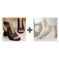 🏖️👠Sandale elegante cu toc pentru femei, cu vârful deschis – Picioare zvelte, mers confortabil 👡