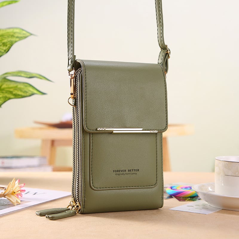 👝 Women's Shoulder Bag — Touchscreen, No Cut-Outs 👜