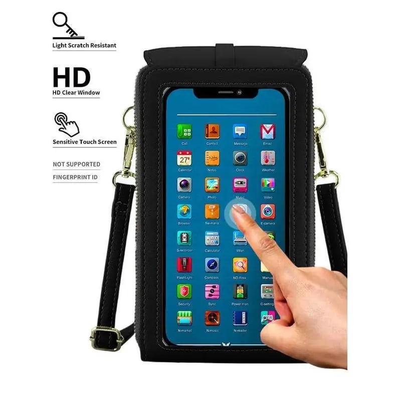 👝 Women's Shoulder Bag — Touchscreen, No Cut-Outs 👜