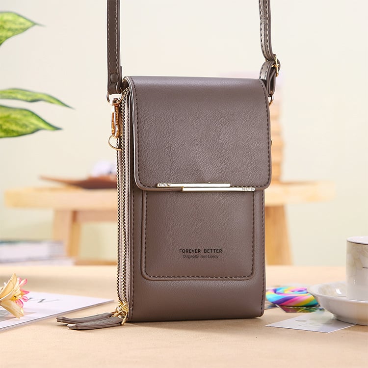 👝 Women's Shoulder Bag — Touchscreen, No Cut-Outs 👜