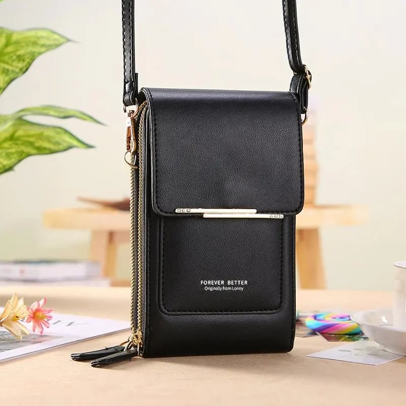 👝 Women's Shoulder Bag — Touchscreen, No Cut-Outs 👜