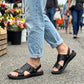 👞 Sandale Bărbați Piele de Vită – Perforate & Transpirante 🐮🌬️