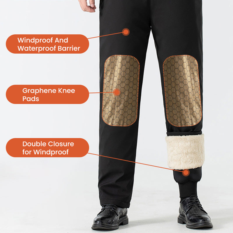 Men's Graphene Thermal Pants — Thick Fluff Lining 🔥