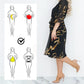 💝Rochie cu linie curbată imprimată cu cravată în talie