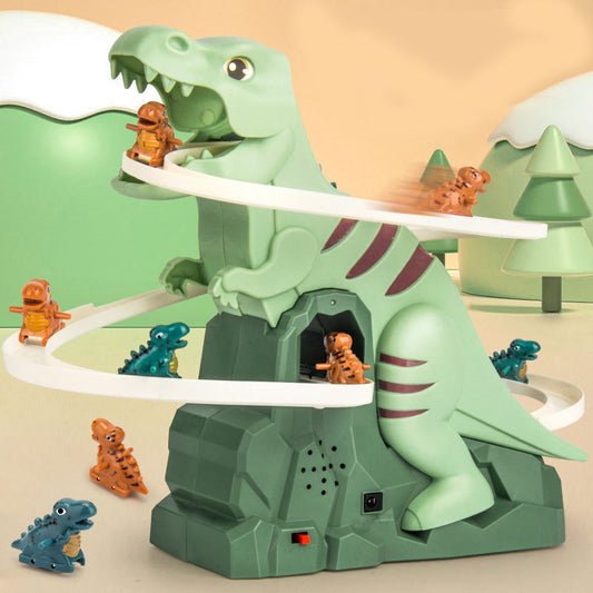 💝 Idee de cadou - Electric Dinosaur Chase Track Playset🦕