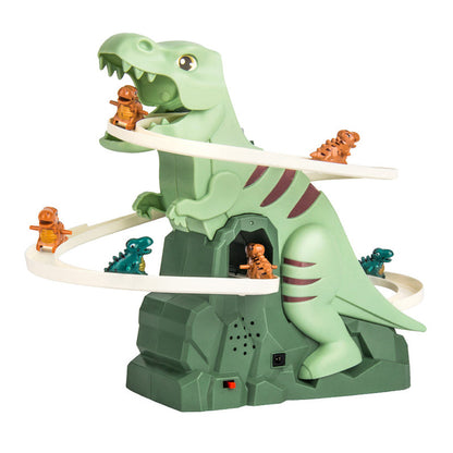 💝 Idee de cadou - Electric Dinosaur Chase Track Playset🦕