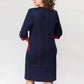 Rochie de moda high-end pentru femei cu fermoar lateral