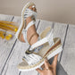 ✨Sandale plate pentru femei la modă, cu elastic 👡