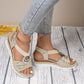 ✨Sandale plate pentru femei la modă, cu elastic 👡