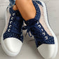 🙋‍♀️👟 Pantofi casual cu vârf rotund și șireturi pentru femei – Confortabili, fără a strânge piciorul – Plată la livrare ✨✅