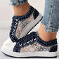 🙋‍♀️👟 Pantofi casual cu vârf rotund și șireturi pentru femei – Confortabili, fără a strânge piciorul – Plată la livrare ✨✅