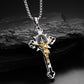 🎁Binecuvântări pentru toți cei care o poartă🙏Benedict Protection Cross Power pandantiv colier de protecție
