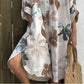 🌴Oferte speciale de vară🌴Rochie cămașă cu imprimeu largi, confortabilă, pentru femei