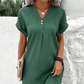 ⏳Vânzare fierbinte de vară 49% OFF🔥Rochie minimalistă de damă, cu gât în V și culoare uni🌸💃
