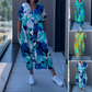 🌿Rochie elegantă imprimată cu decolteu în V pentru femei