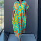 🌿Rochie elegantă imprimată cu decolteu în V pentru femei