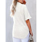 【S-2XL】👚Top cu mânecă scurtă cu rever pentru femei