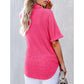【S-2XL】👚Top cu mânecă scurtă cu rever pentru femei