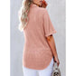 【S-2XL】👚Top cu mânecă scurtă cu rever pentru femei