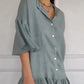 ⏳Time-limited Special⏰Women's Casual V-Neck Ruffle Shirt Dress