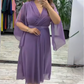 Rochie elegantă pentru femei cu decolteu ascuțit