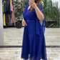 Rochie elegantă pentru femei cu decolteu ascuțit