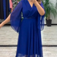 Rochie elegantă pentru femei cu decolteu ascuțit