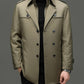 🔥55% discount🔥Men's Medium-Length Trench Coat with Detachable Inner🔥 Free Delivery