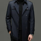 🔥55% discount🔥Men's Medium-Length Trench Coat with Detachable Inner🔥 Free Delivery