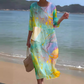 🌺S-4XL🌺Rochie largă cu gât rotund și imprimeu