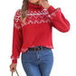 Pulover cu guler înalt din tricot pentru femei