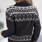 Pulover cu guler înalt din tricot pentru femei