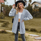 Cardigan casual cu mâneci lungi pentru femei