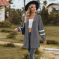 Cardigan casual cu mâneci lungi pentru femei